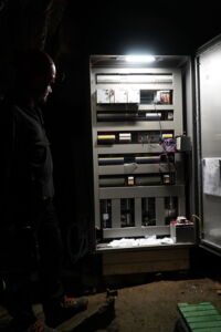 LED control system for the light show in Herrmann’s Cave