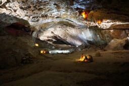 Dachstein Rieseneishöhle Cave Lighting