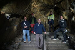 Project briefing of the Cave Lighting team in Baumann’s Cave