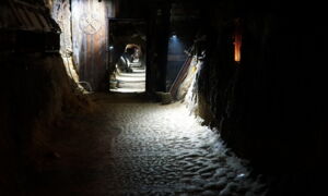 LED-Stollenbeleuchtung im Besucherbergwerk Gleissinger Fels