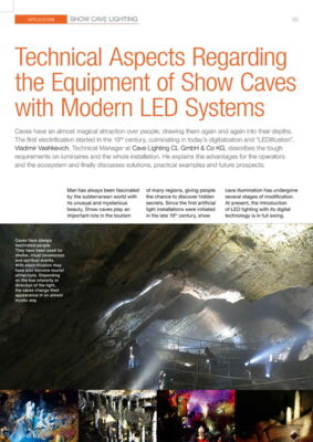 Luger Research e.U. issue 59 - show cave lighting
