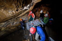 Team project: installation of the new lighting system in Baumann’s Cave