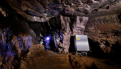 Armoire de commande Rittal pour le système Cave Lighting dans la grotte