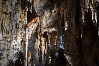Installation of LED systems as part of a Cave Lighting project in Slovakia