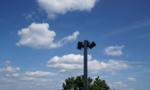 LED spotlight at Greifenstein Castle – energy-efficient outdoor lighting