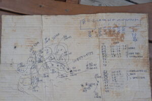 Plan de projet dessiné à la main pour l’installation LED dans les Grottes de Cristal des Caïmans