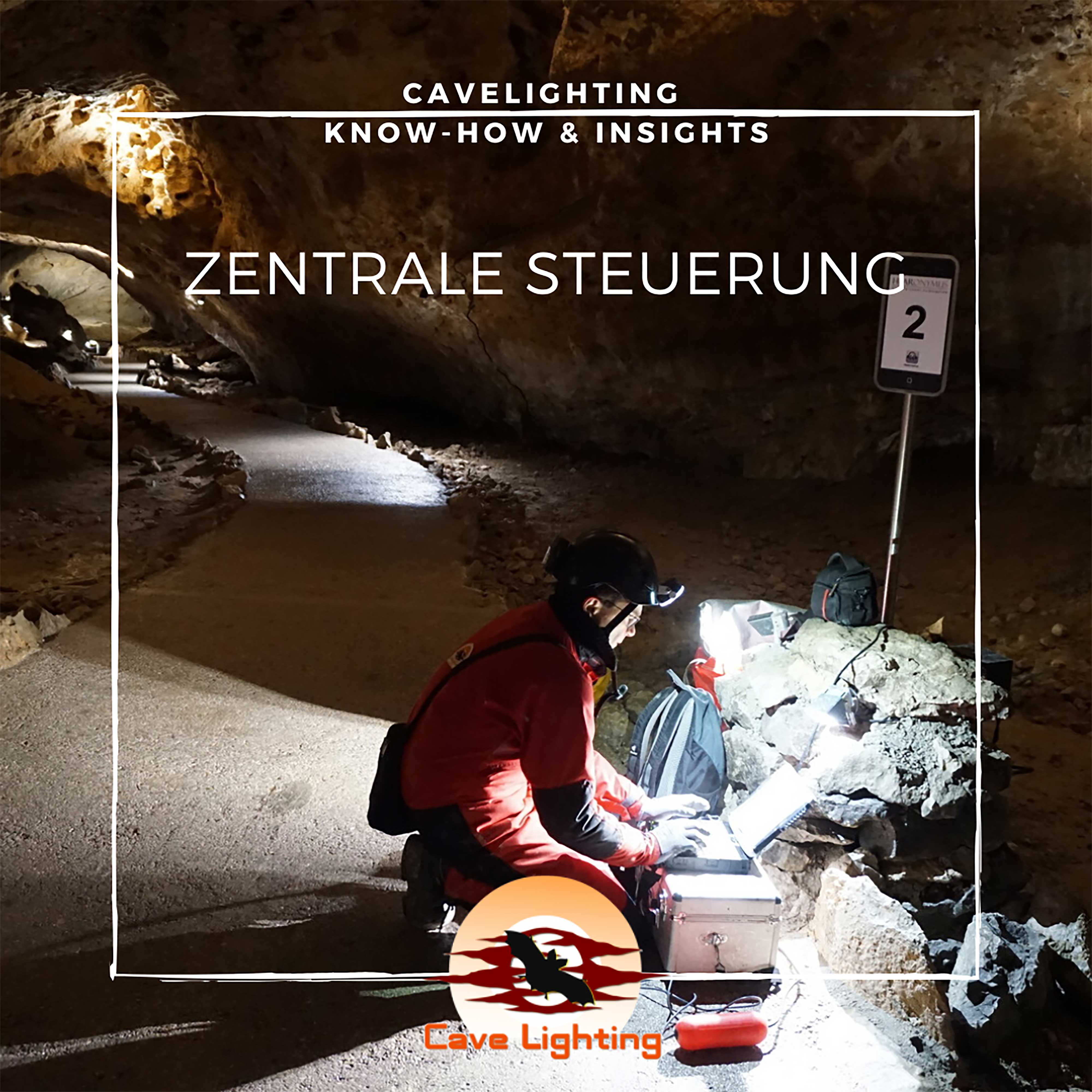 Cave Lighting Zentrale Steuerung der Beleuchtung