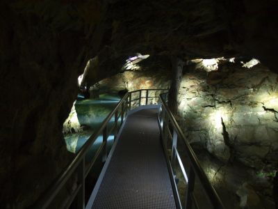 LED-Technik Besucherstollen Idar-Oberstein Edelsteinmine